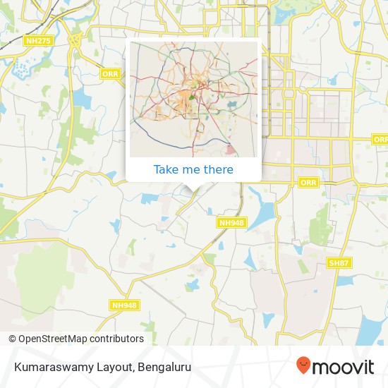 Kumaraswamy Layout map