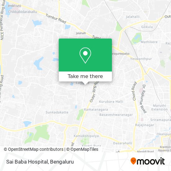 Sai Baba Hospital map