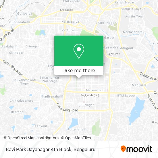 Bavi Park Jayanagar 4th Block map