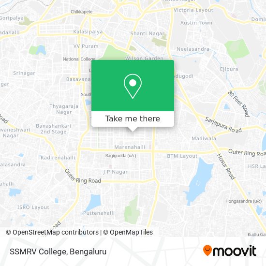 SSMRV College map