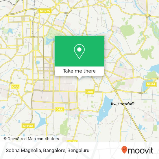 Sobha Magnolia, Bangalore map