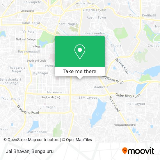 Jal Bhavan map