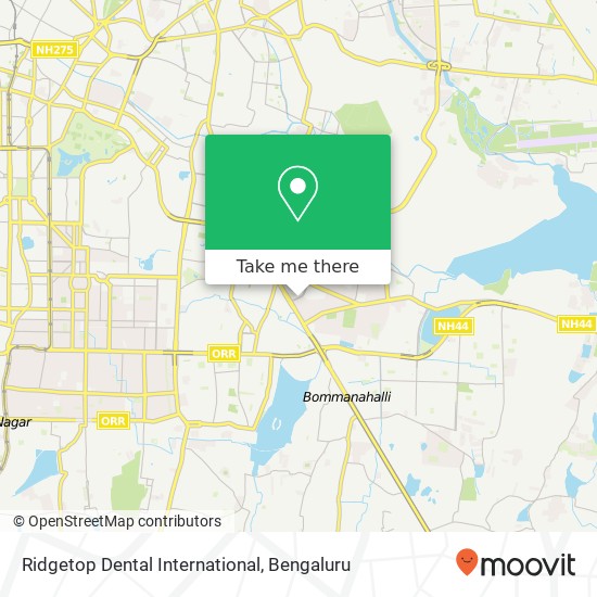 Ridgetop Dental International map