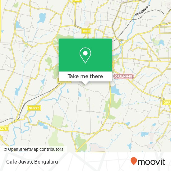 Cafe Javas map