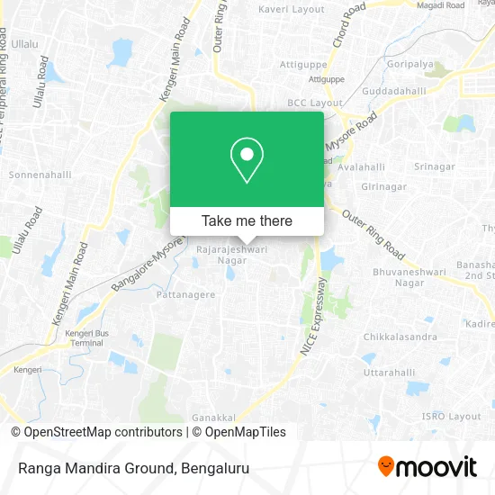 Ranga Mandira Ground map