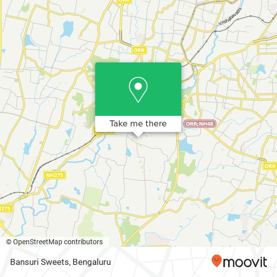 Bansuri Sweets map