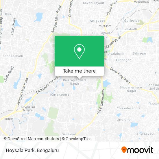 Hoysala Park map