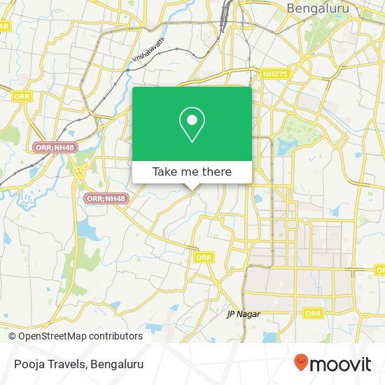 Pooja Travels map