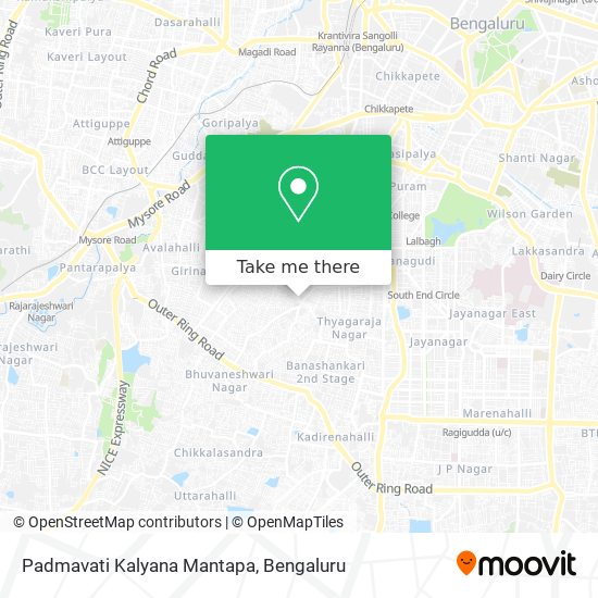 Padmavati Kalyana Mantapa map