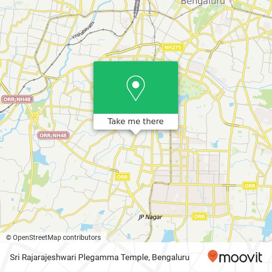 Sri Rajarajeshwari Plegamma Temple map