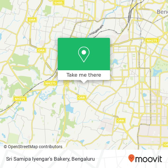 Sri Samipa Iyengar's Bakery map