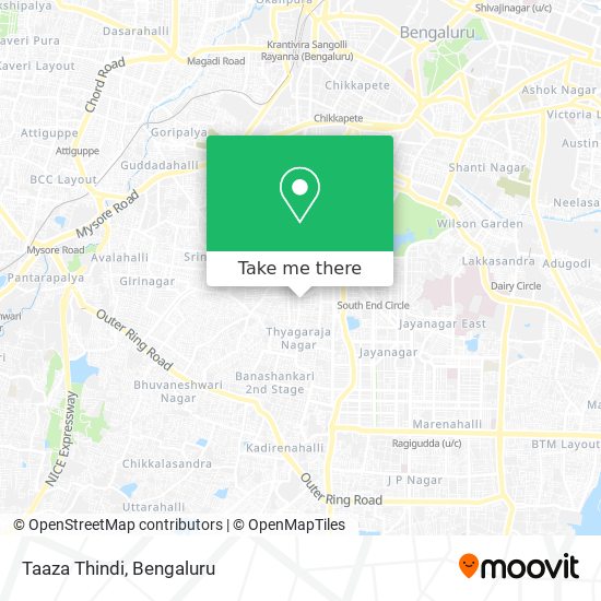 Taaza Thindi map