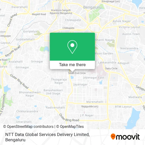 NTT Data Global Services Delivery Limited map