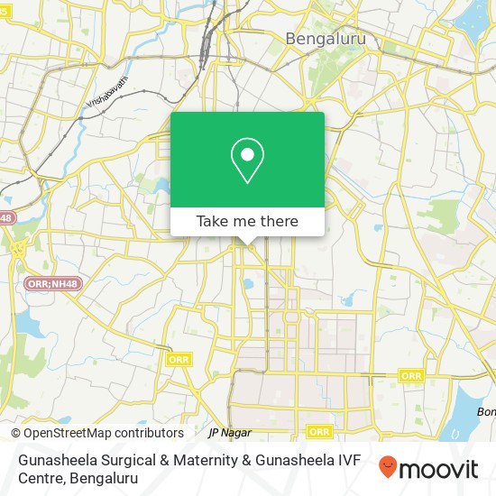 Gunasheela Surgical & Maternity & Gunasheela IVF Centre map