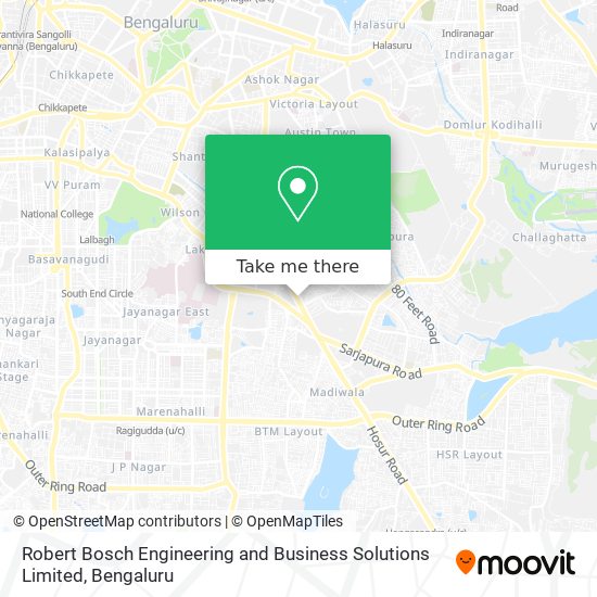 Robert Bosch Engineering and Business Solutions Limited map