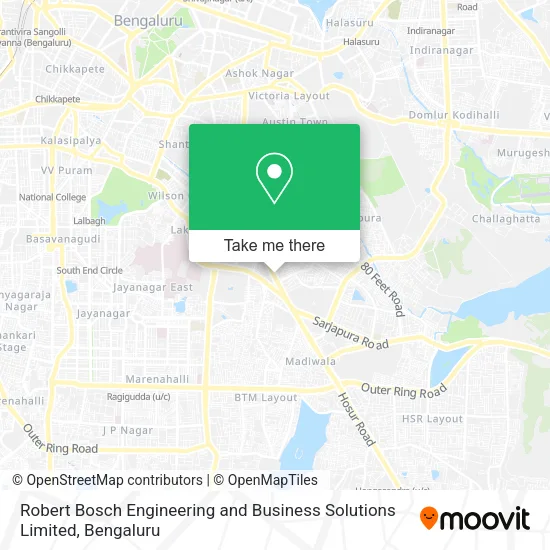 Robert Bosch Engineering and Business Solutions Limited map