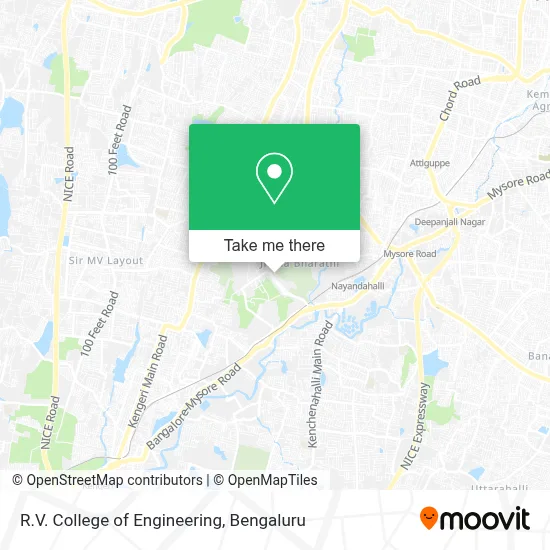 R.V College of Engineering map