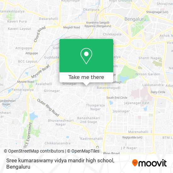 Sree kumaraswamy vidya mandir high school map