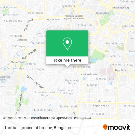 football ground at bmsce map
