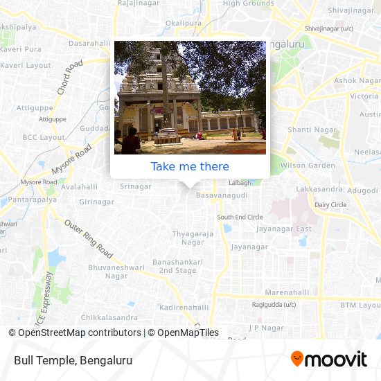 Bull Temple map