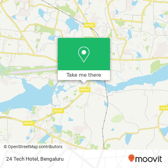 24 Tech Hotel map