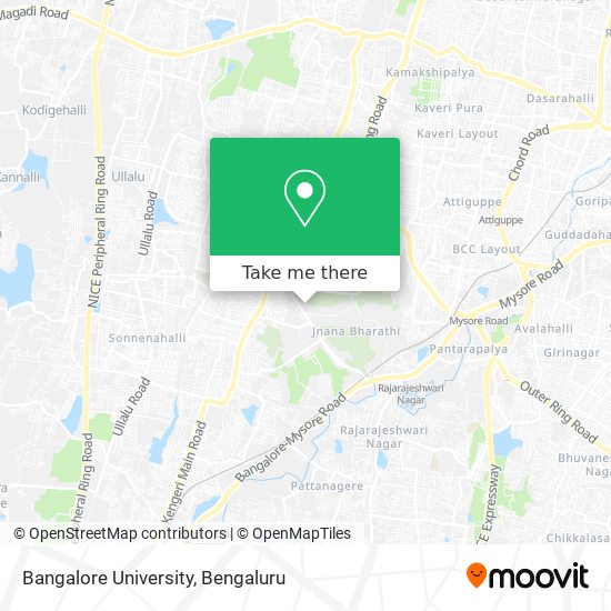 Bangalore University map