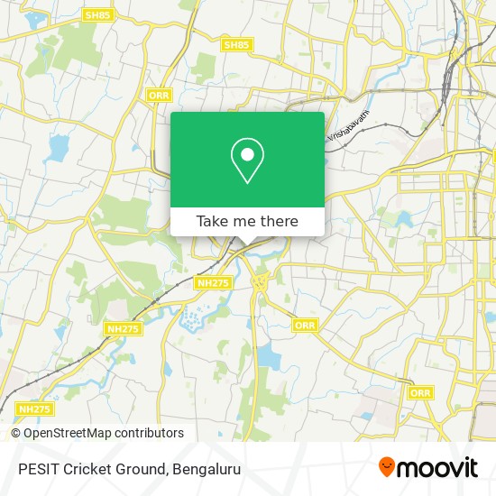 PESIT Cricket Ground map
