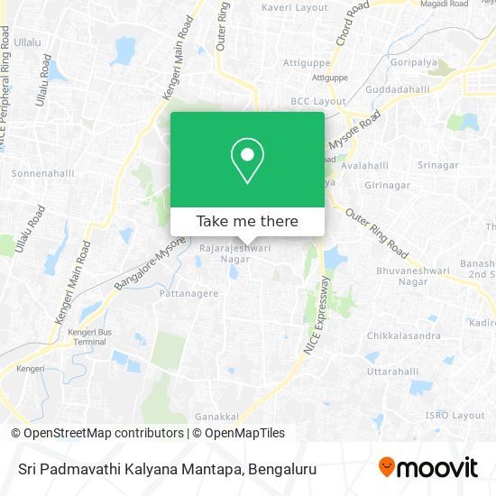 Sri Padmavathi Kalyana Mantapa map