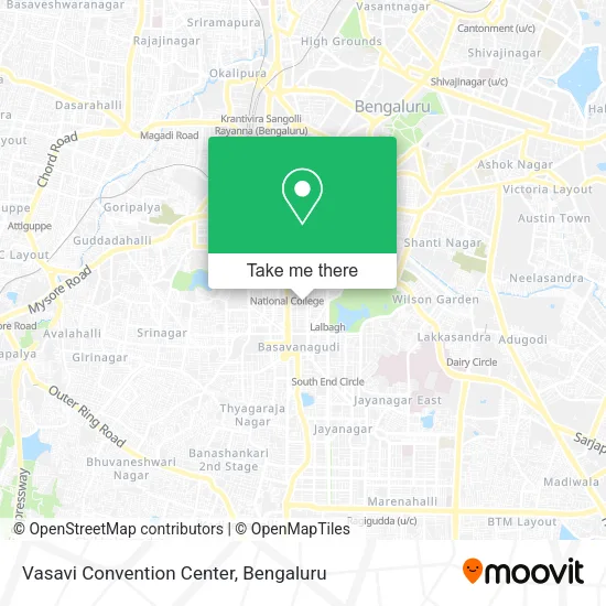 Vasavi Convention Center map