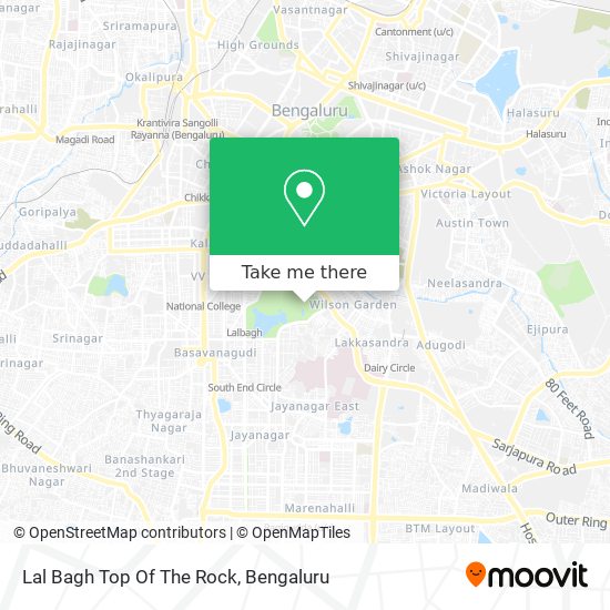 Lal Bagh Top Of The Rock map
