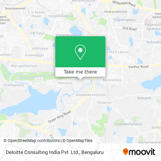 Deloitte Consulting India Pvt. Ltd. map