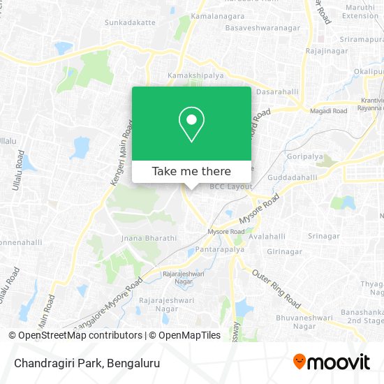 Chandragiri Park map