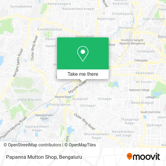 Papanna Mutton Shop map