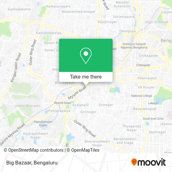 Big Bazaar map