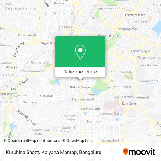 Kuruhina Shetty Kalyana Mantap map