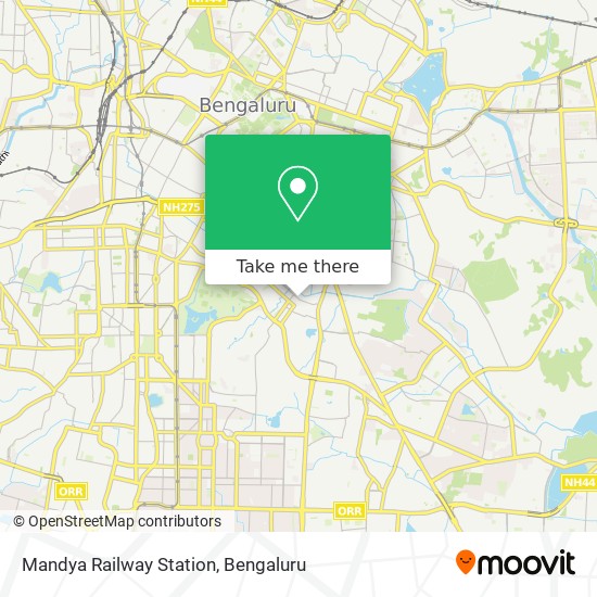 Mandya Railway Station map