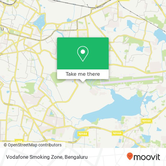 Vodafone Smoking Zone map