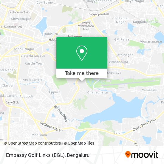 Embassy Golf Links (EGL) map