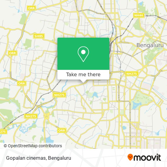 Gopalan cinemas map