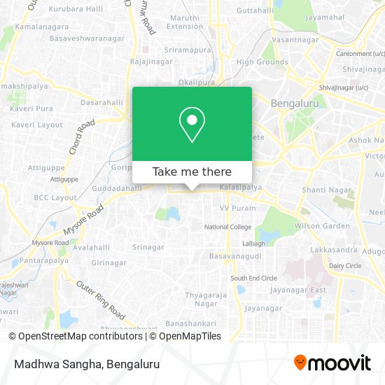 Madhwa Sangha map