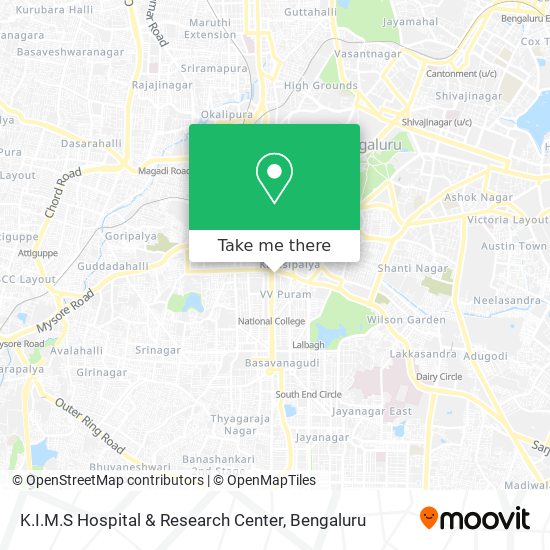 K.I.M.S Hospital & Research Center map