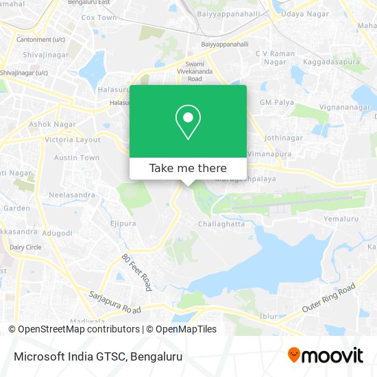 Microsoft India GTSC map