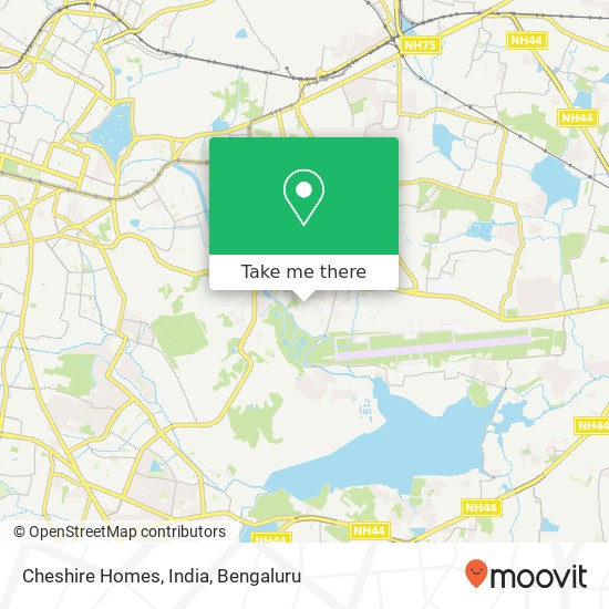 Cheshire Homes, India map