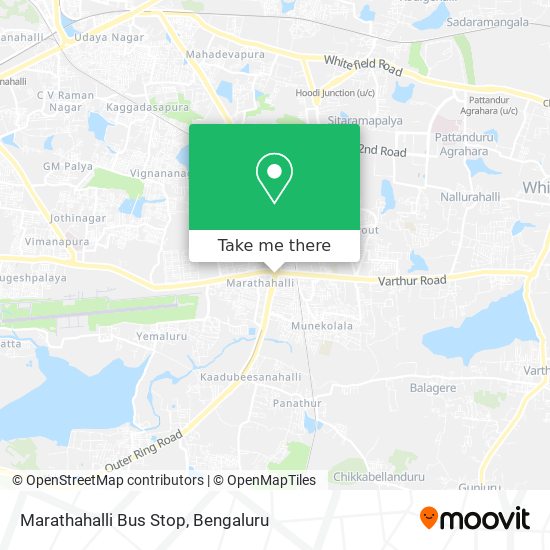 Marathahalli Bus Stop map
