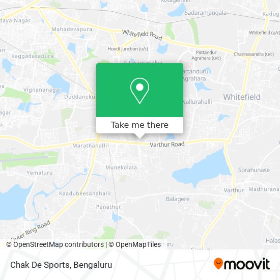 Chak De Sports map