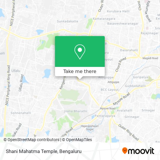 Shani Mahatma Temple map