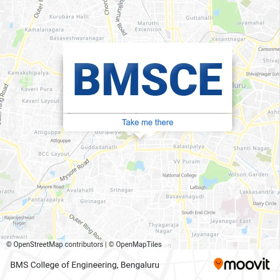 BMS College of Engineering map