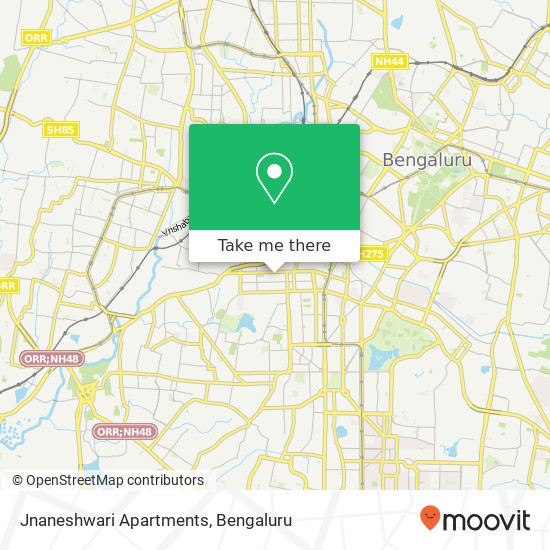 Jnaneshwari Apartments map