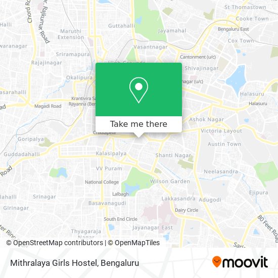 Mithralaya Girls Hostel map