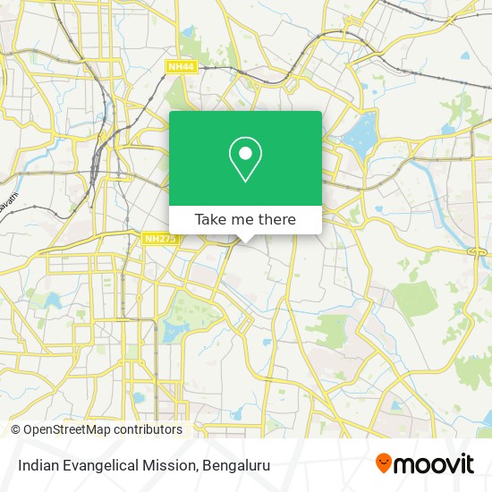 Indian Evangelical Mission map